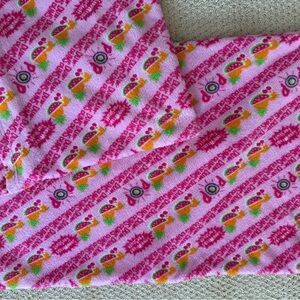 (2) Standard Pink Fleece Pillow Shams